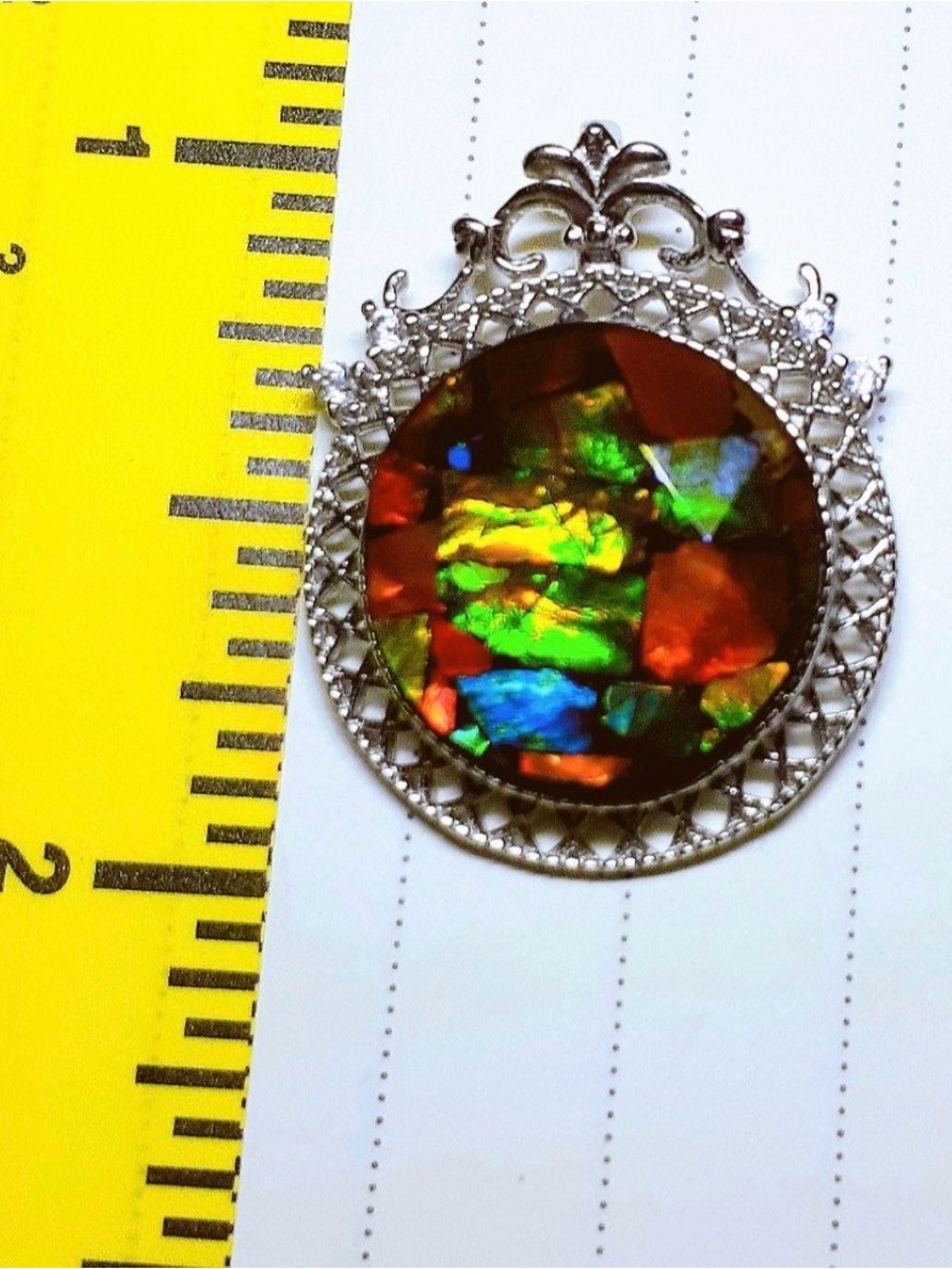 Ammolite Pendant - Picture 3 of 3